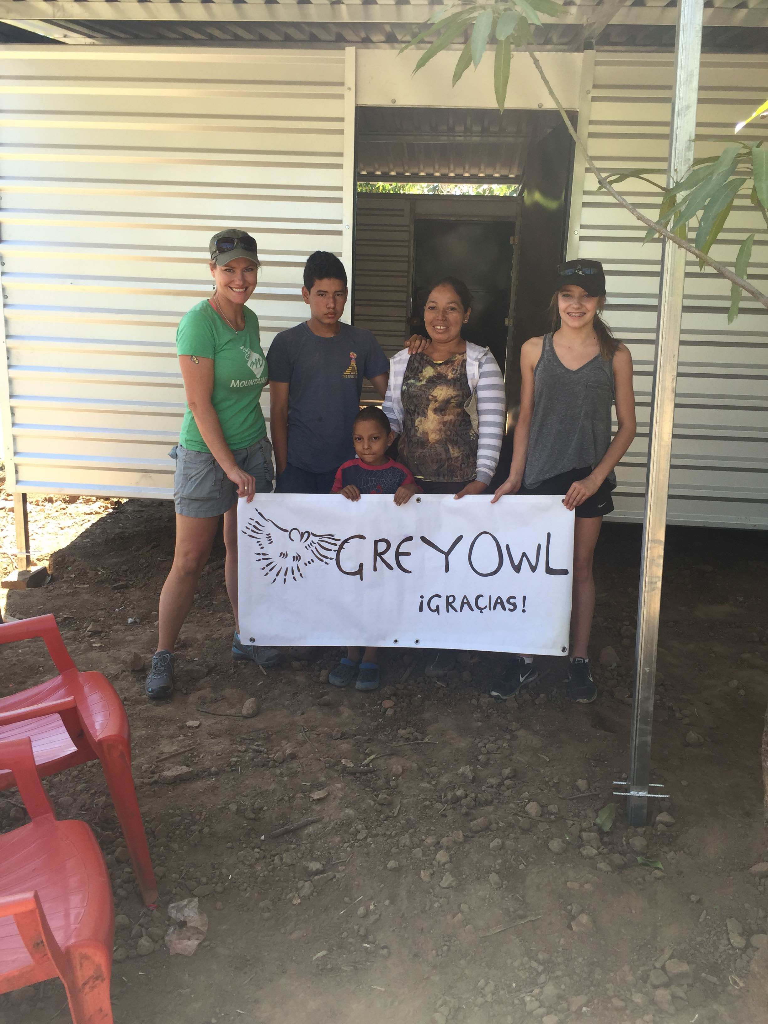 Grey Owl Helps Build Homes in El Salvador
